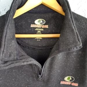 Cozy XXL Mossy Oak Henley in excellent condition